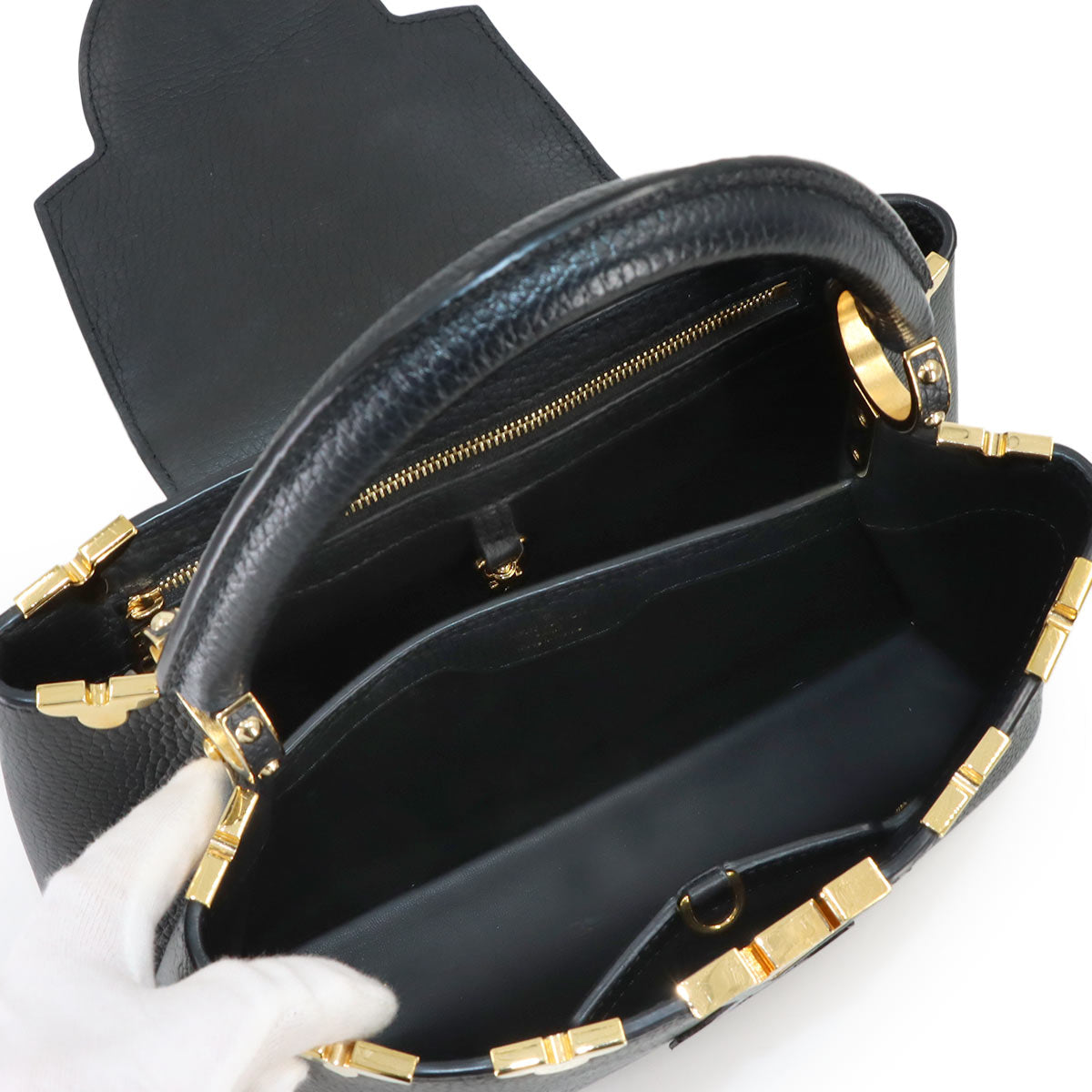 Capucines PM 2way Hand Shoulder Bag Leather M54565 Purse