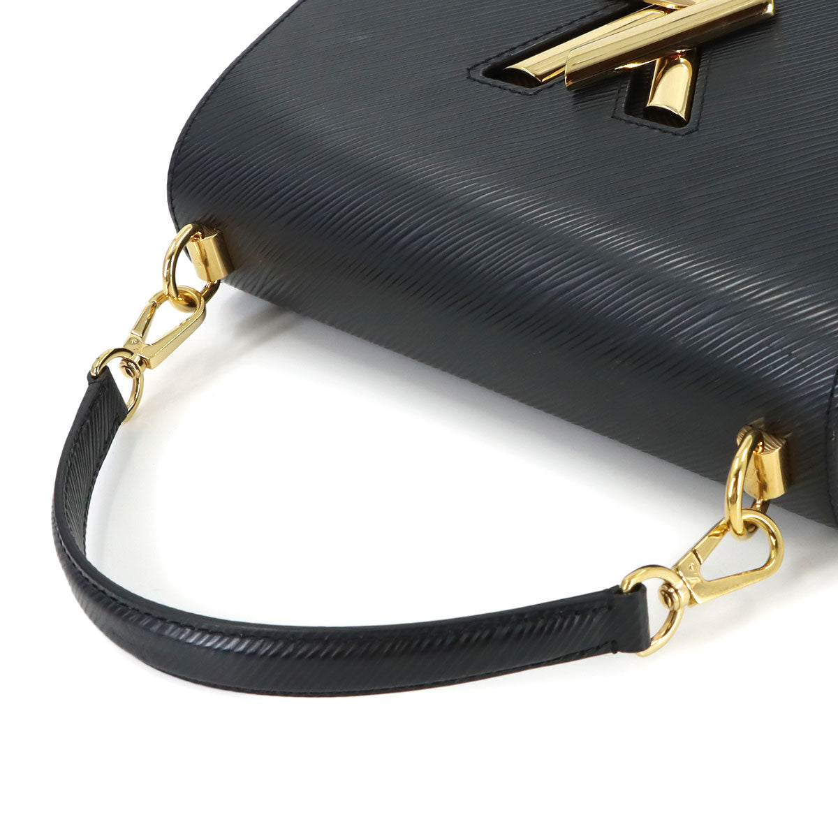 Epi Twist MM Hand Shoulder Bag Leather Black M21554