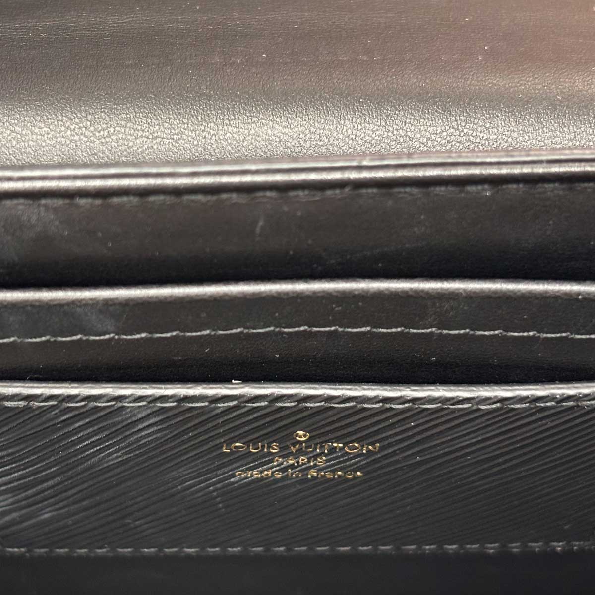 Epi Twist MM Hand Shoulder Bag Leather Black M21554