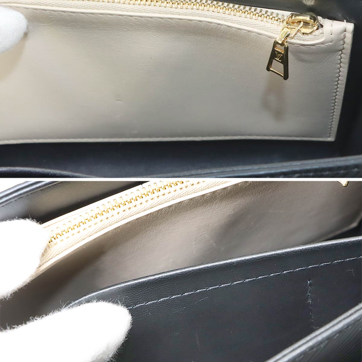 Epi Twist MM Hand Shoulder Bag Leather Black M21554