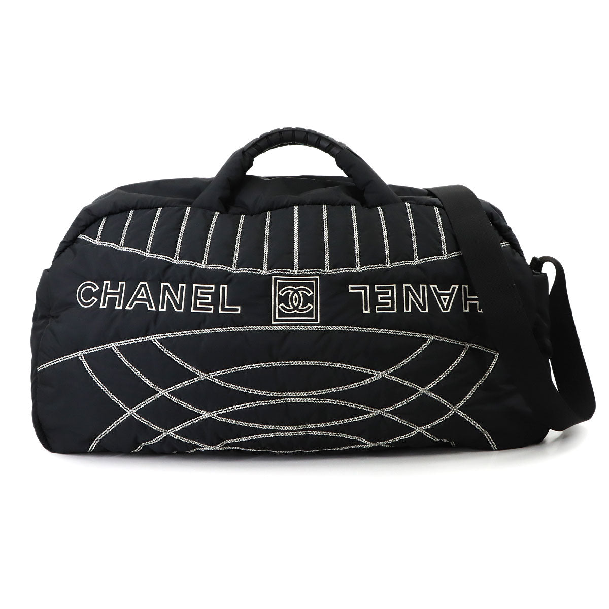 Sports Line Boston Shoulder Bag Nylon Black Purse