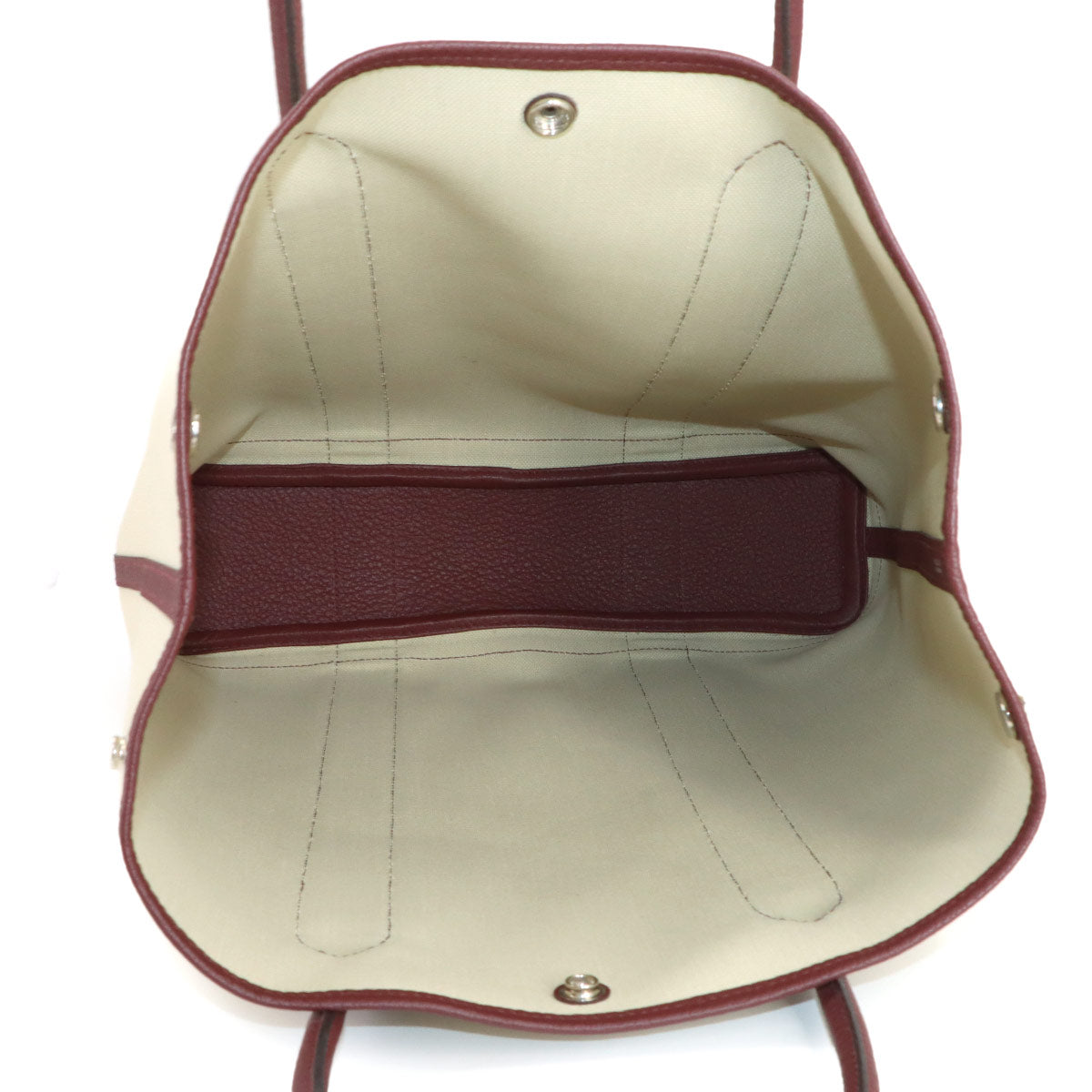 Garden File MM Tote Bag Toile Militaire Negonda Beton Rouge H
