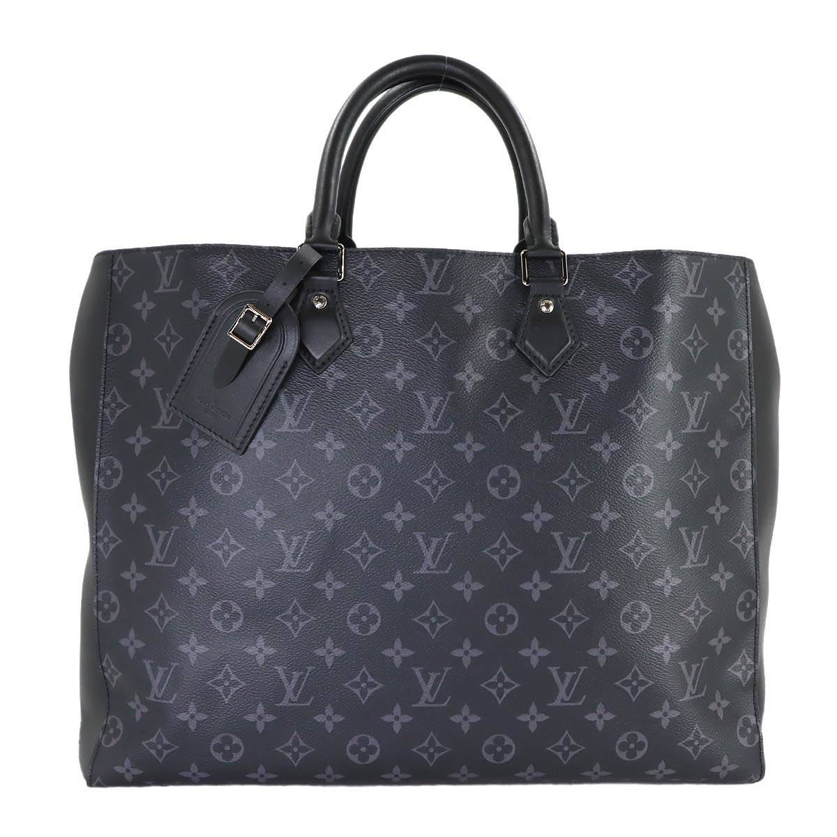 Monogram Eclipse Grand Sac Tote Bag Black M44733 Purse
