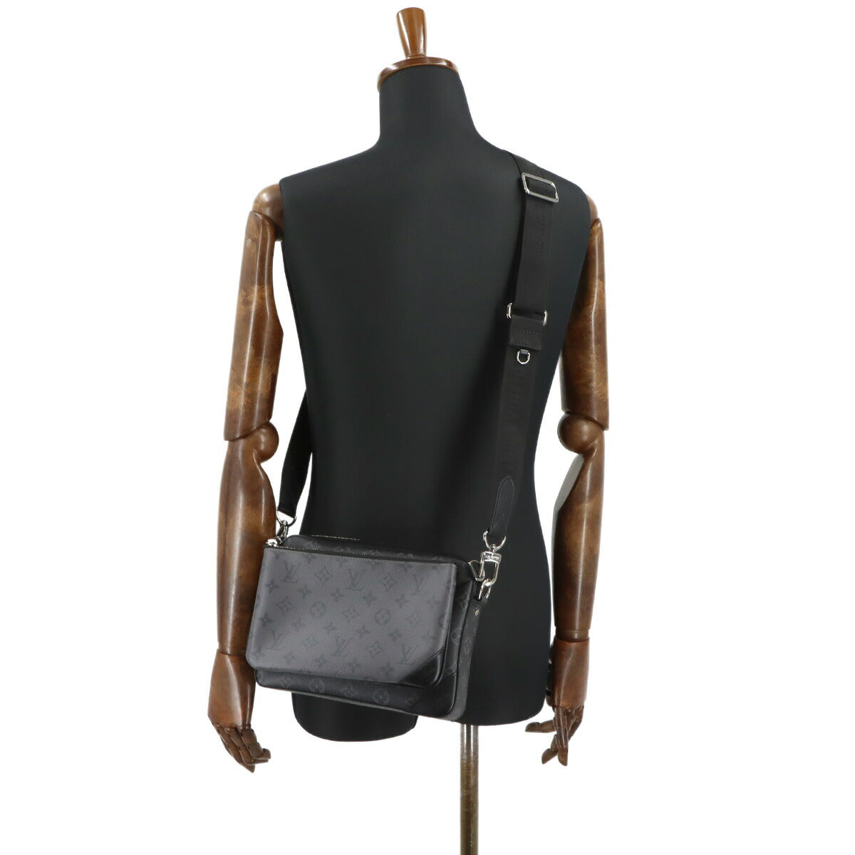 Monogram Eclipse Trio Messenger Shoulder Bag M69443 Purse