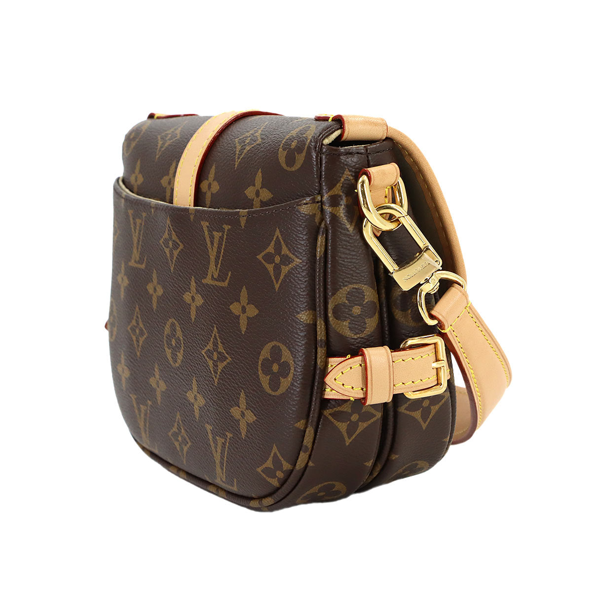 Monogram Saumur BB 2way Hand Shoulder Bag Brown M46740