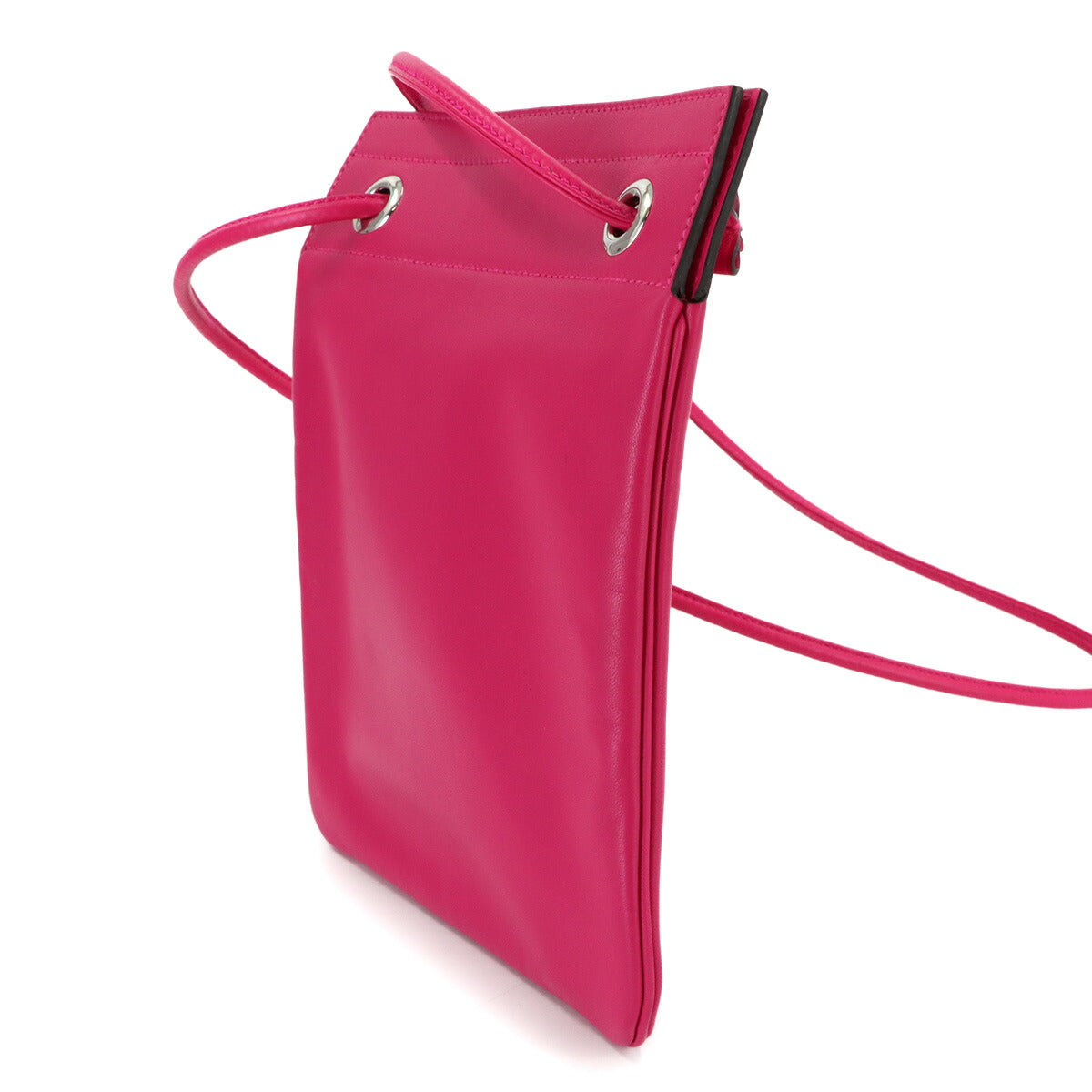 Aline Mini Shoulder Bag Veau Swift Rose Mexicoe Purse