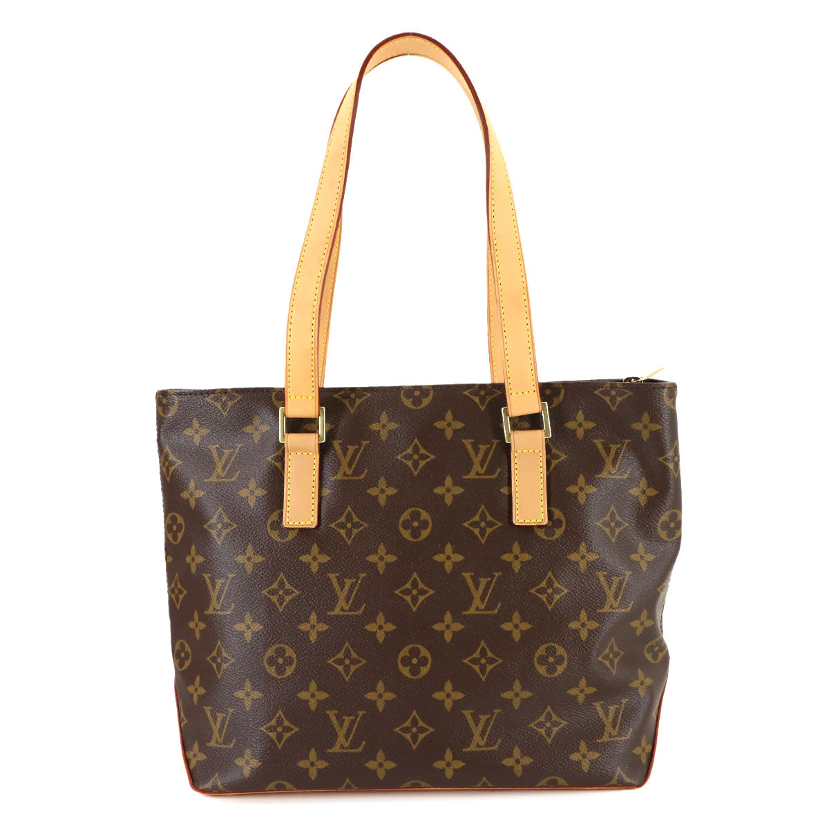 Monogram Cabas Piano Tote Bag Brown M51148 Purse