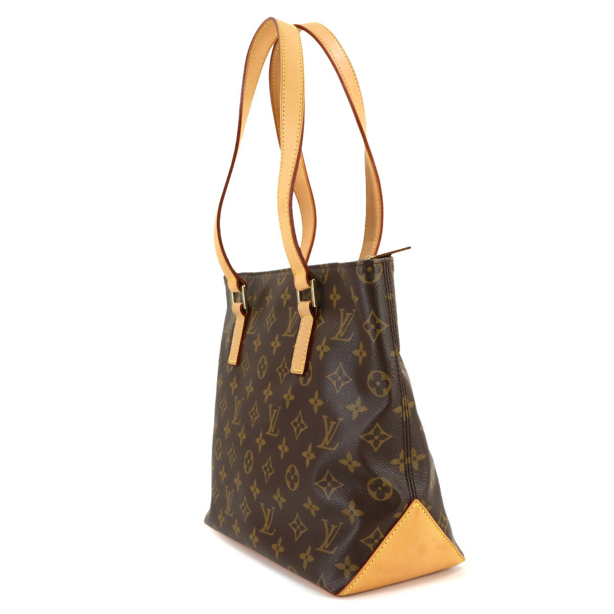 Monogram Cabas Piano Tote Bag Brown M51148 Purse