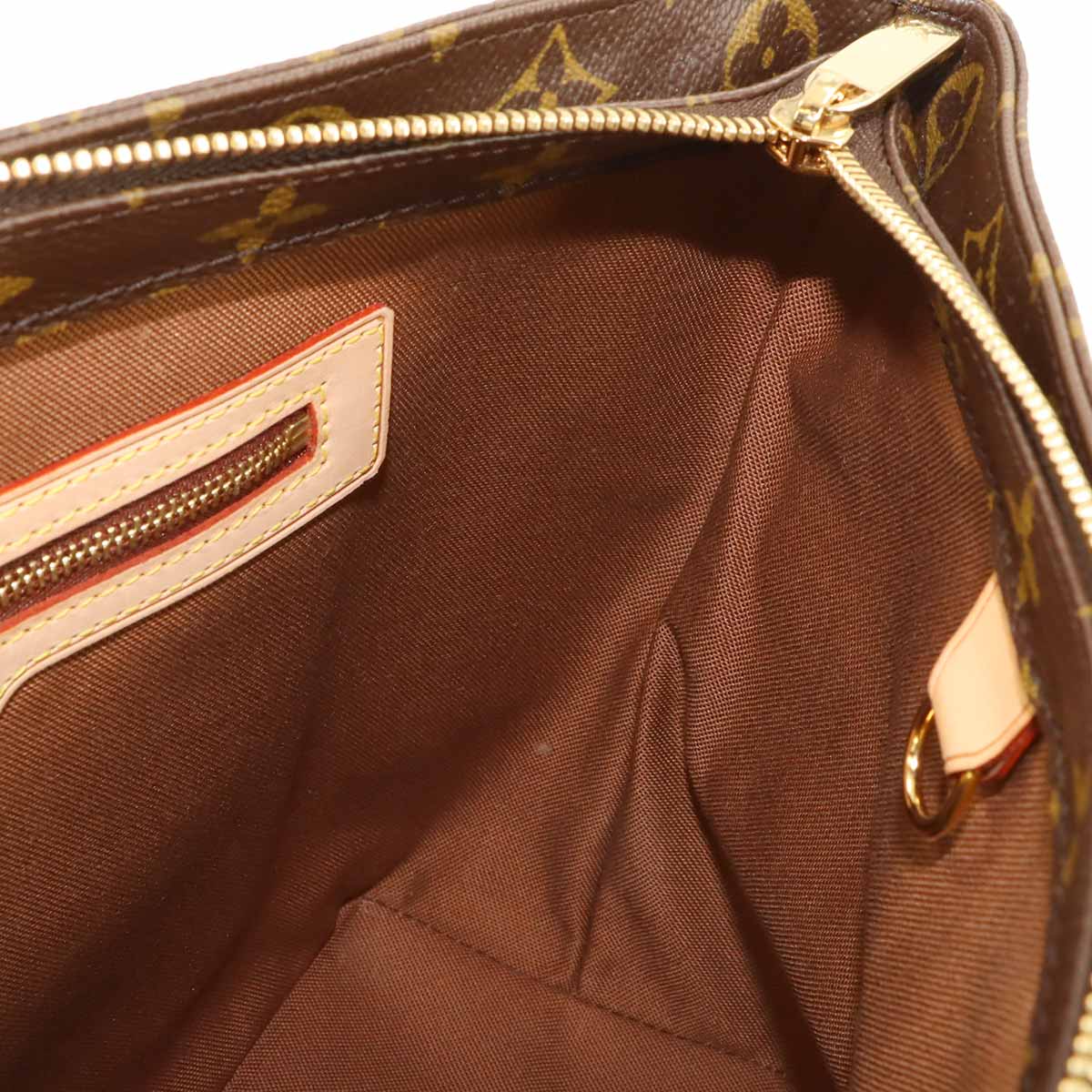 Monogram Cabas Piano Tote Bag Brown M51148 Purse
