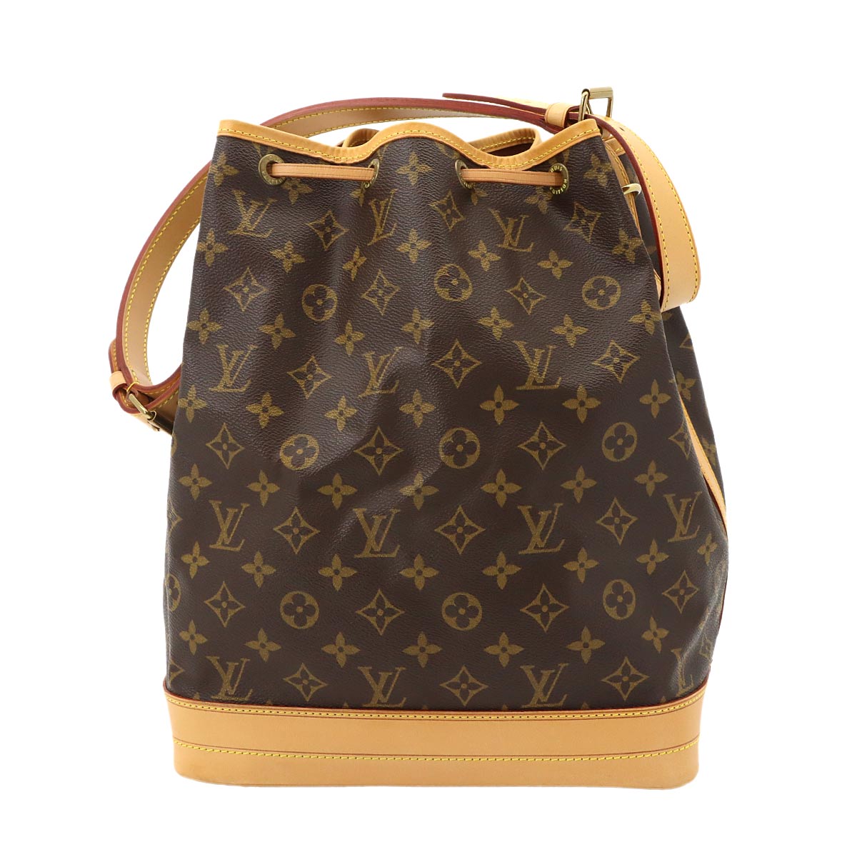 Monogram Noe Drawstring Shoulder Bag Brown M42224 Vintage