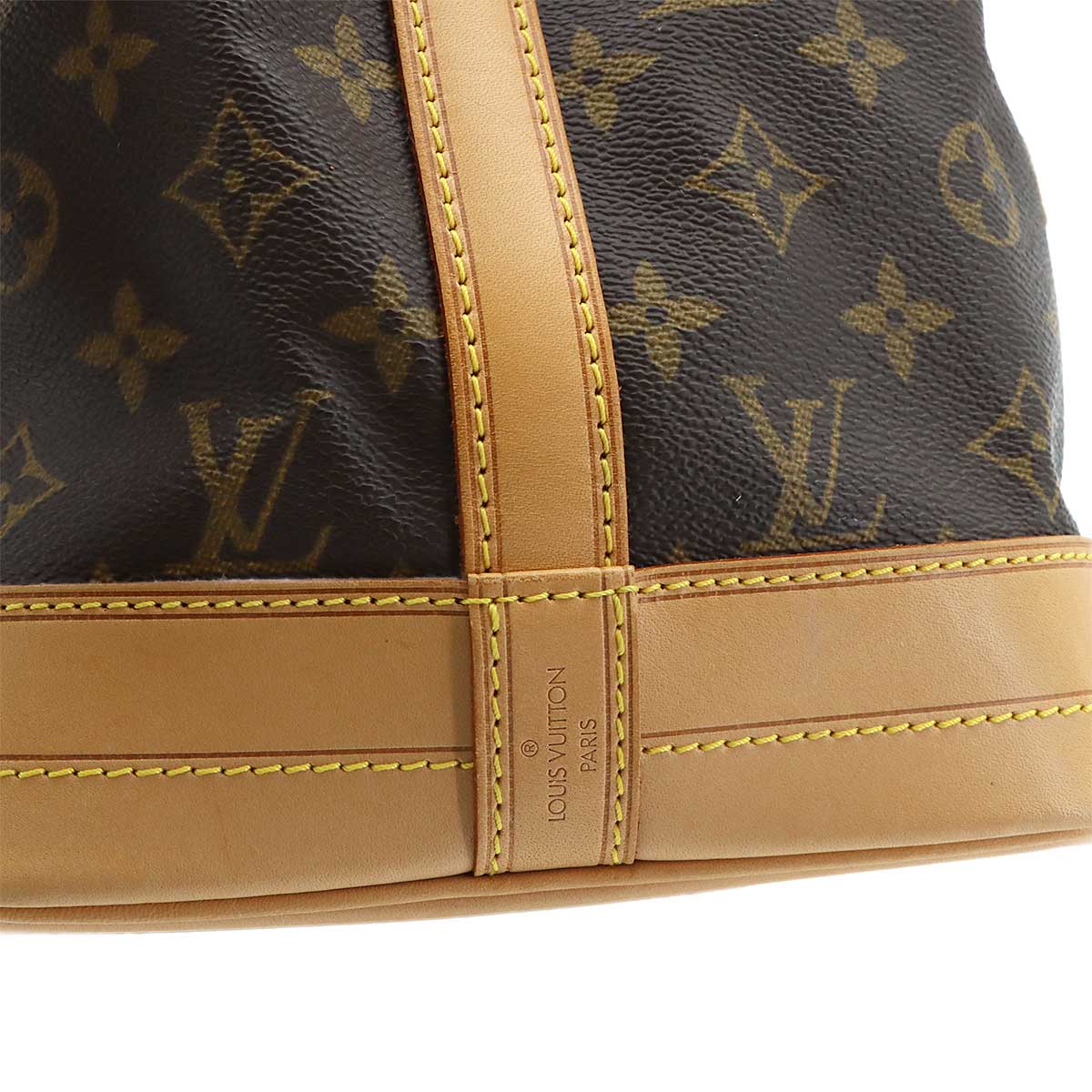 Monogram Noe Drawstring Shoulder Bag Brown M42224 Vintage