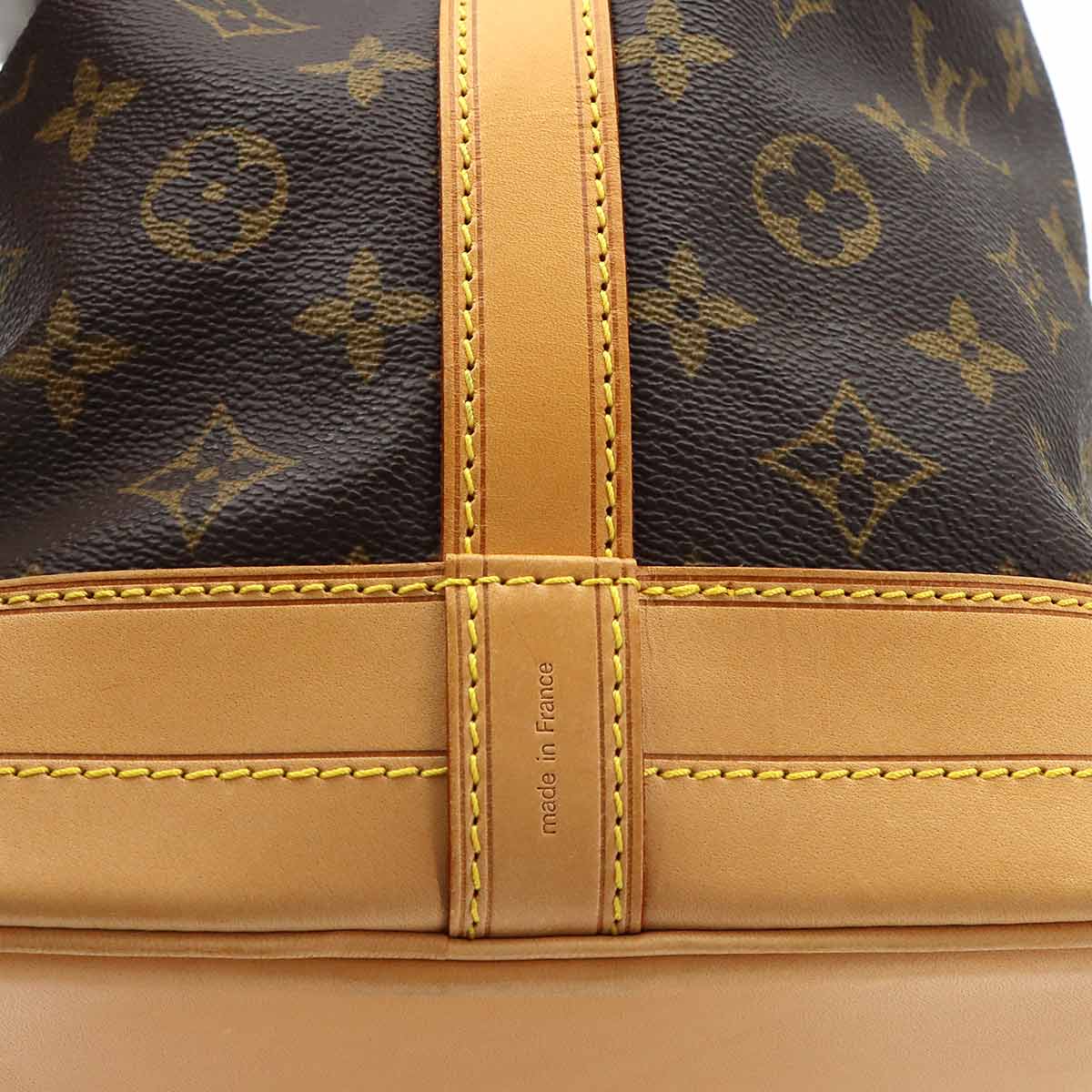Monogram Noe Drawstring Shoulder Bag Brown M42224 Vintage