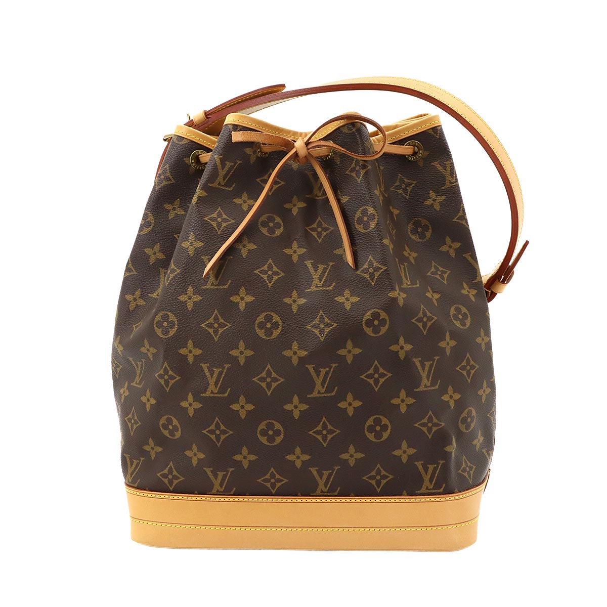 Monogram Noe Drawstring Shoulder Bag Brown M42224 Vintage