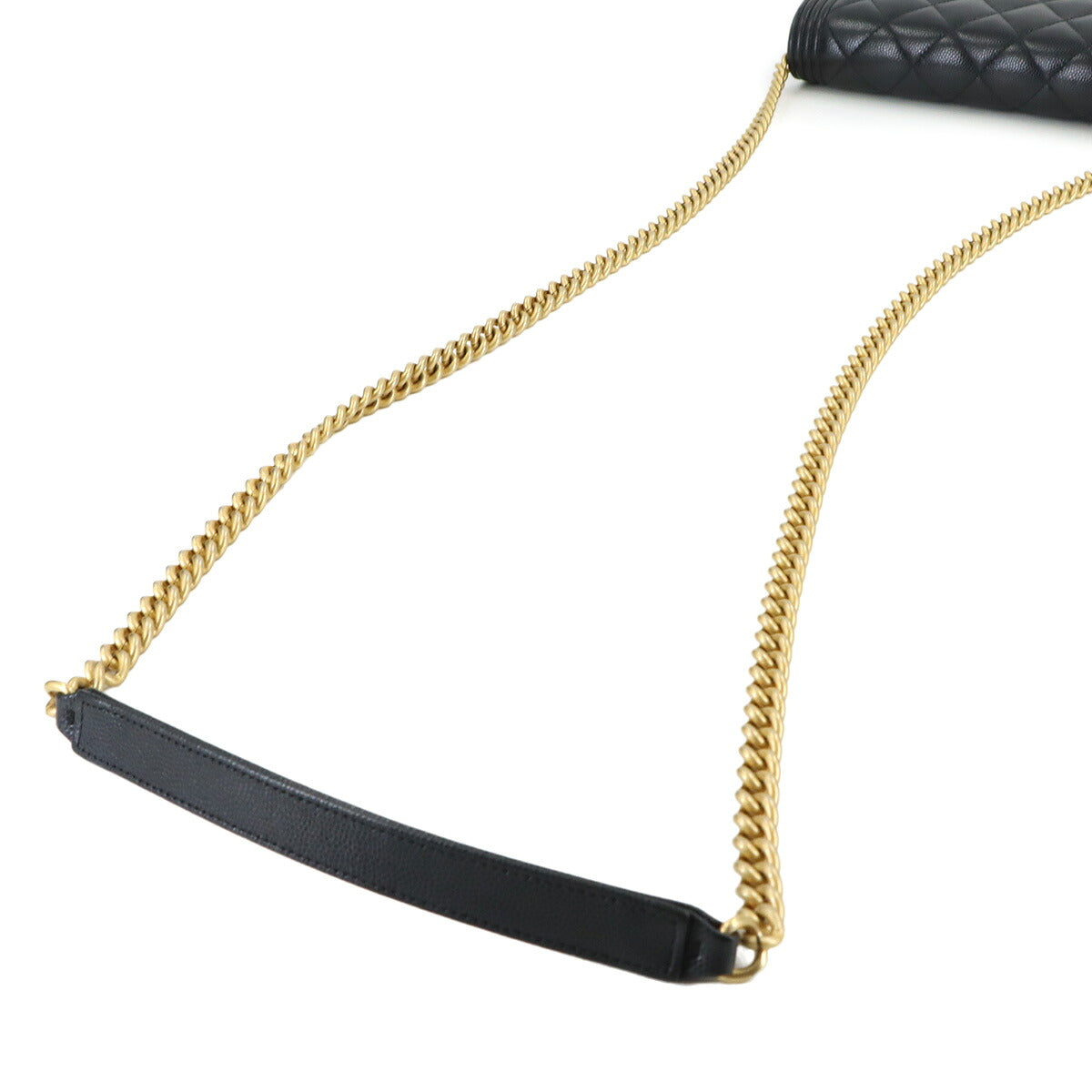 Boychanel Chain Long Wallet Leather Black AP1117 Purse
