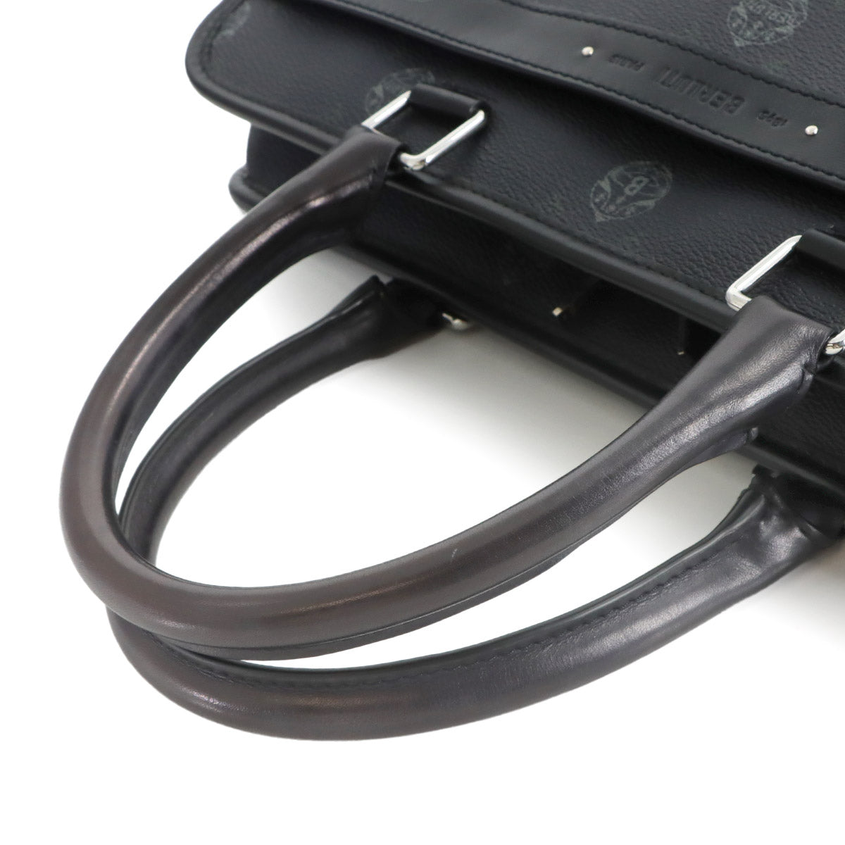Journey Briefcase Business Bag PVC Leather Black Purse