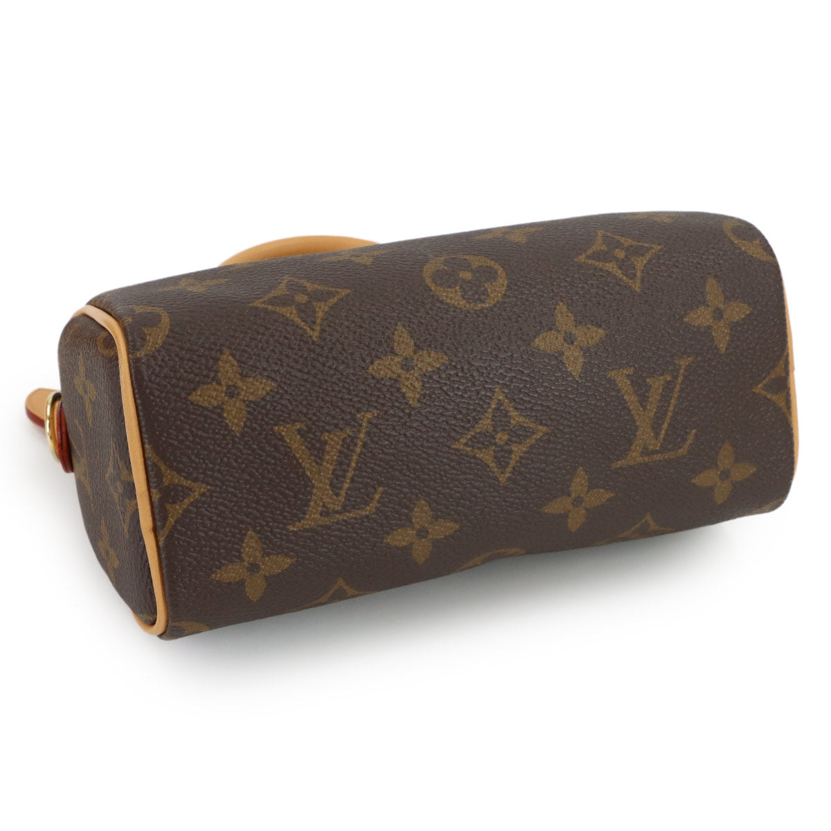 Monogram Nano Speedy 2way Hand Shoulder Bag Brown M81085