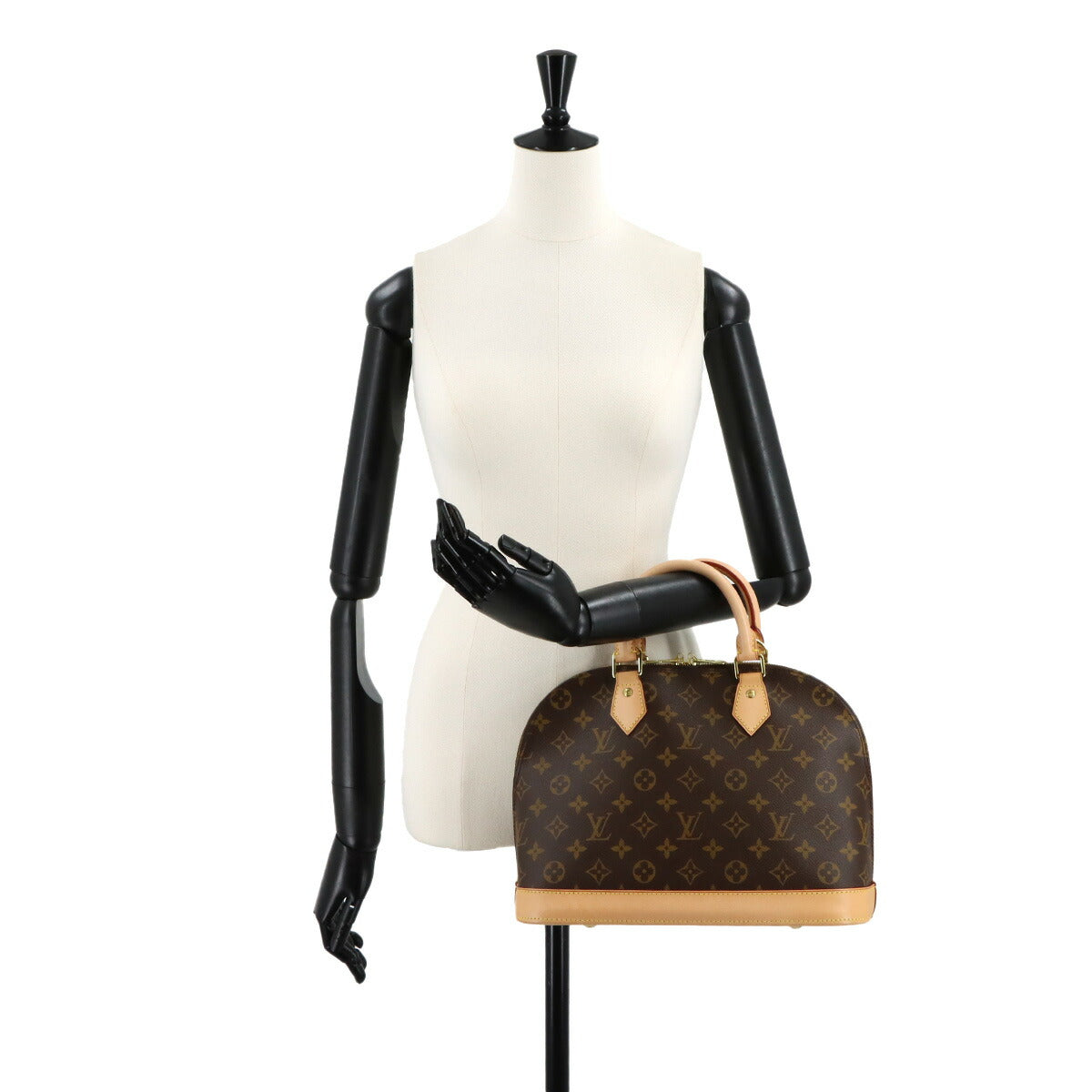 Monogram Alma PM Hand Bag Brown M53151 Purse