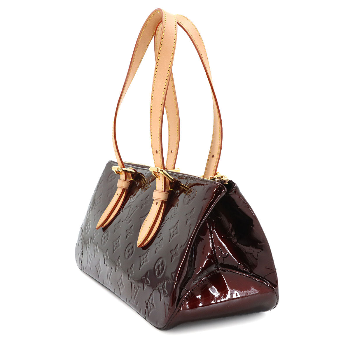 Vernis Rosewood Avenue Shoulder Bag Amarante M93510