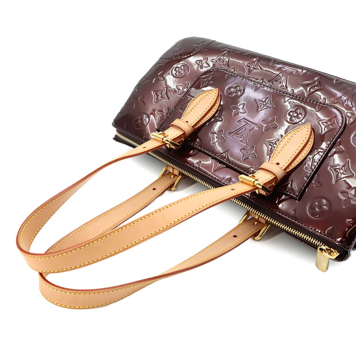 Vernis Rosewood Avenue Shoulder Bag Amarante M93510