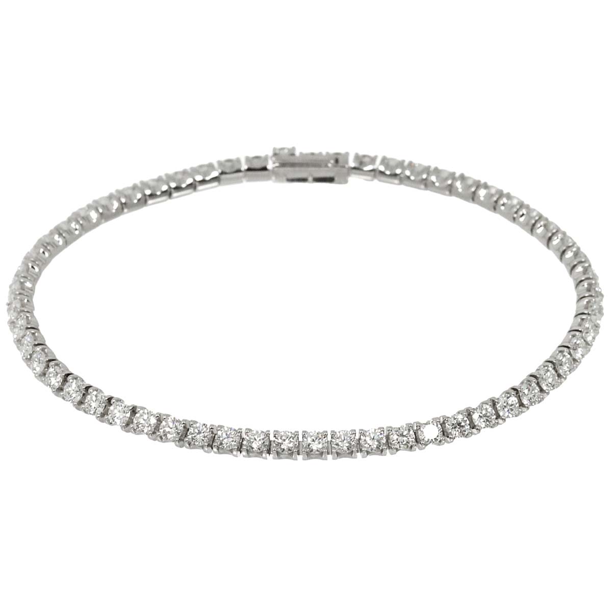 ESSENTIAL LINES Diamond Bracelet 18K White Gold 750