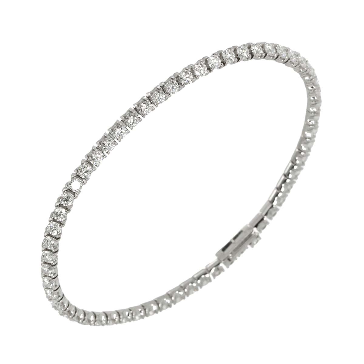 ESSENTIAL LINES Diamond Bracelet 18K White Gold 750