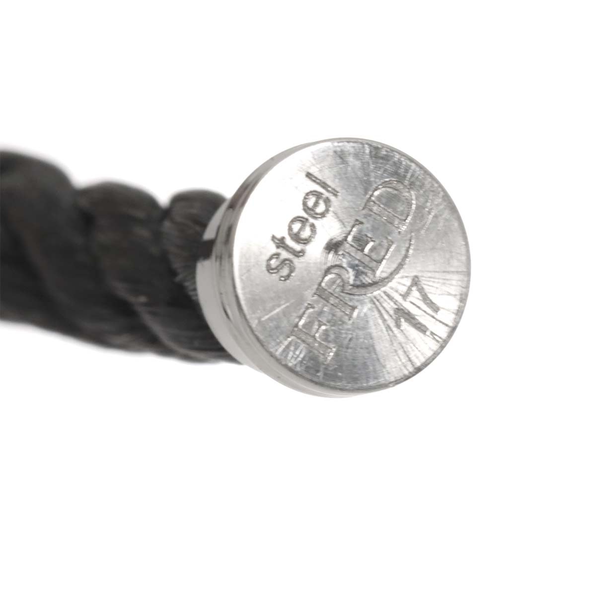 Force 10 LM Diamond Bracelet 18K WG 750 Steel size17