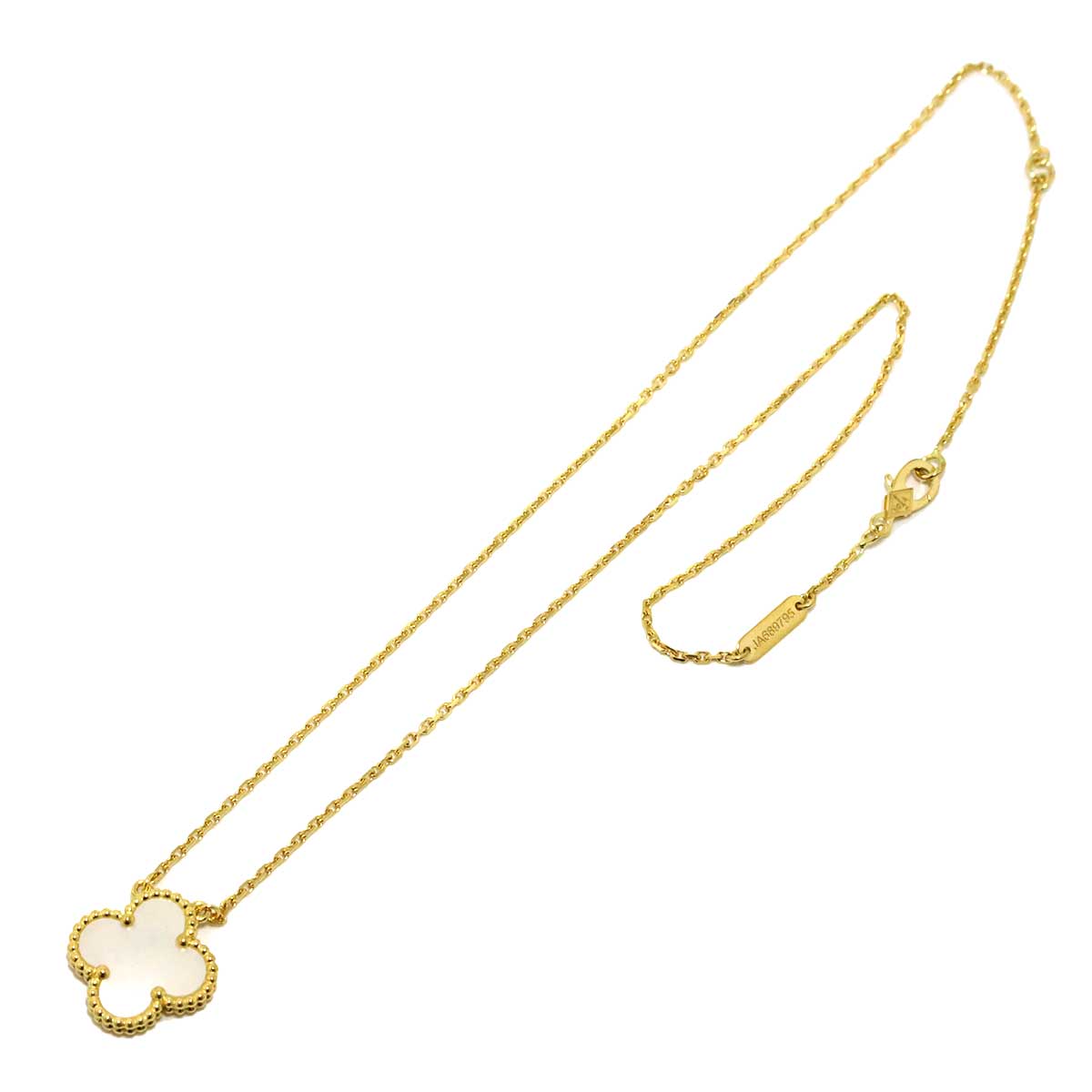Vintage Alhambra MOP Necklace 18K YG 750