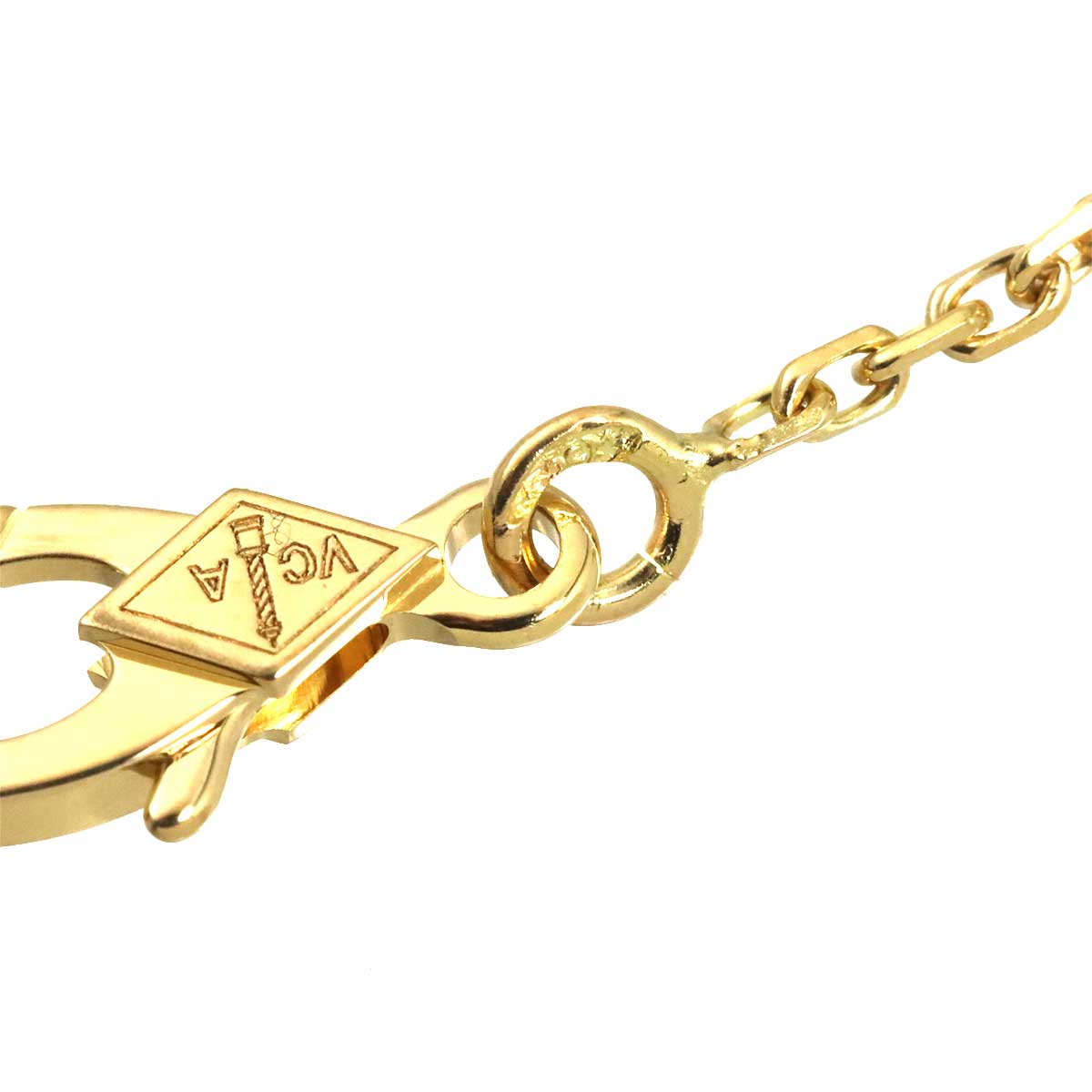 Vintage Alhambra MOP Necklace 18K YG 750