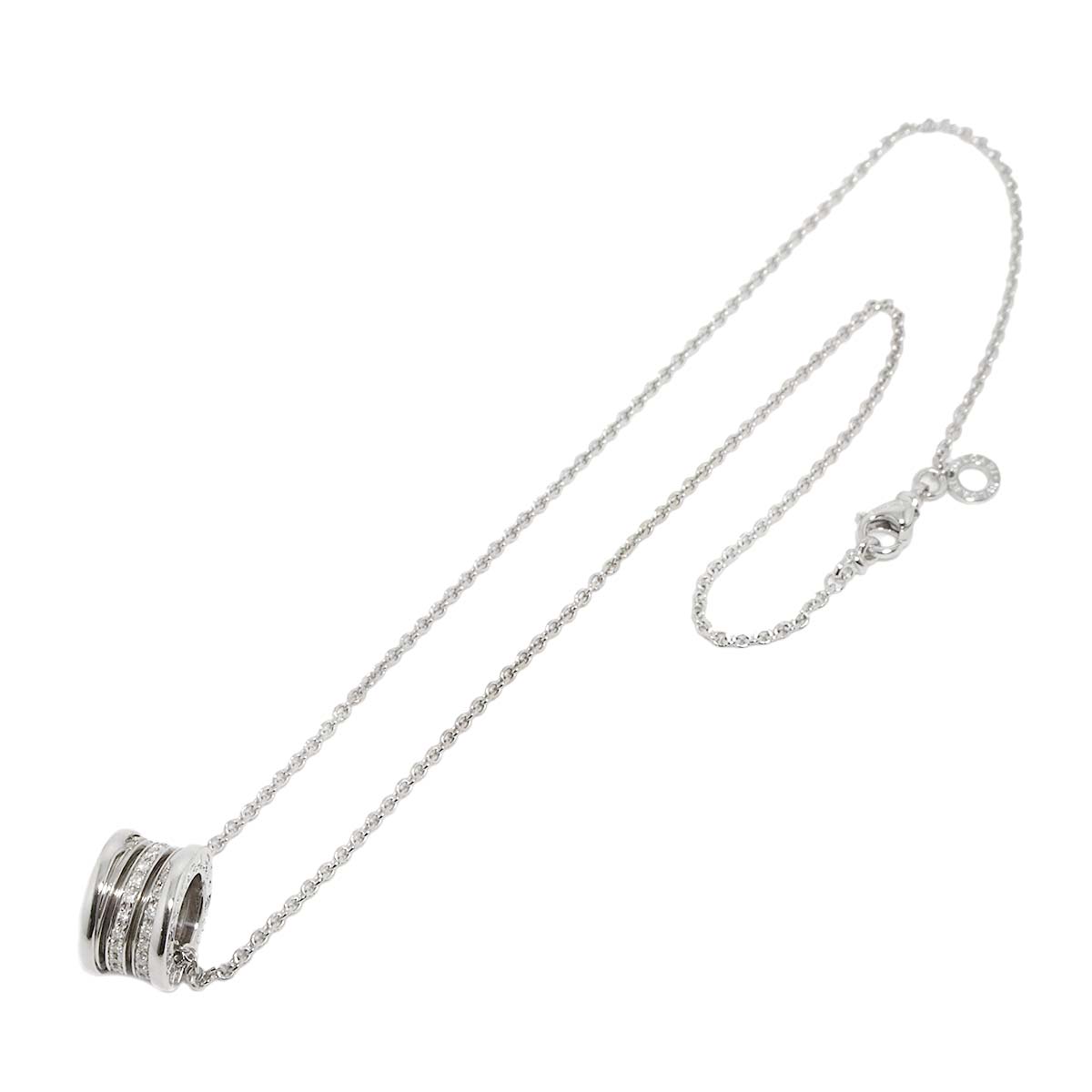 B-ZERO1 Diamond Necklace 18K WG White Gold 750