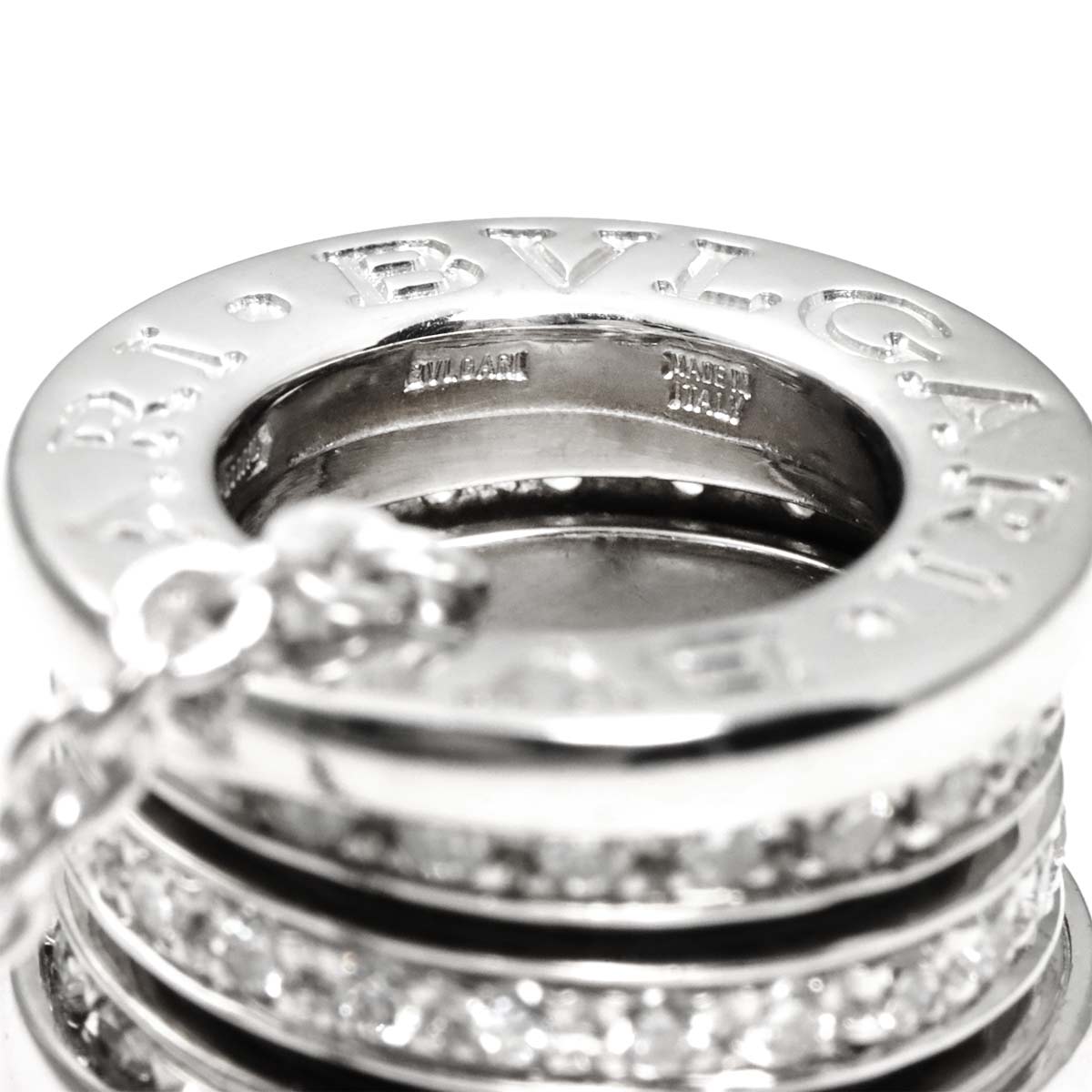 B-ZERO1 Diamond Necklace 18K WG White Gold 750