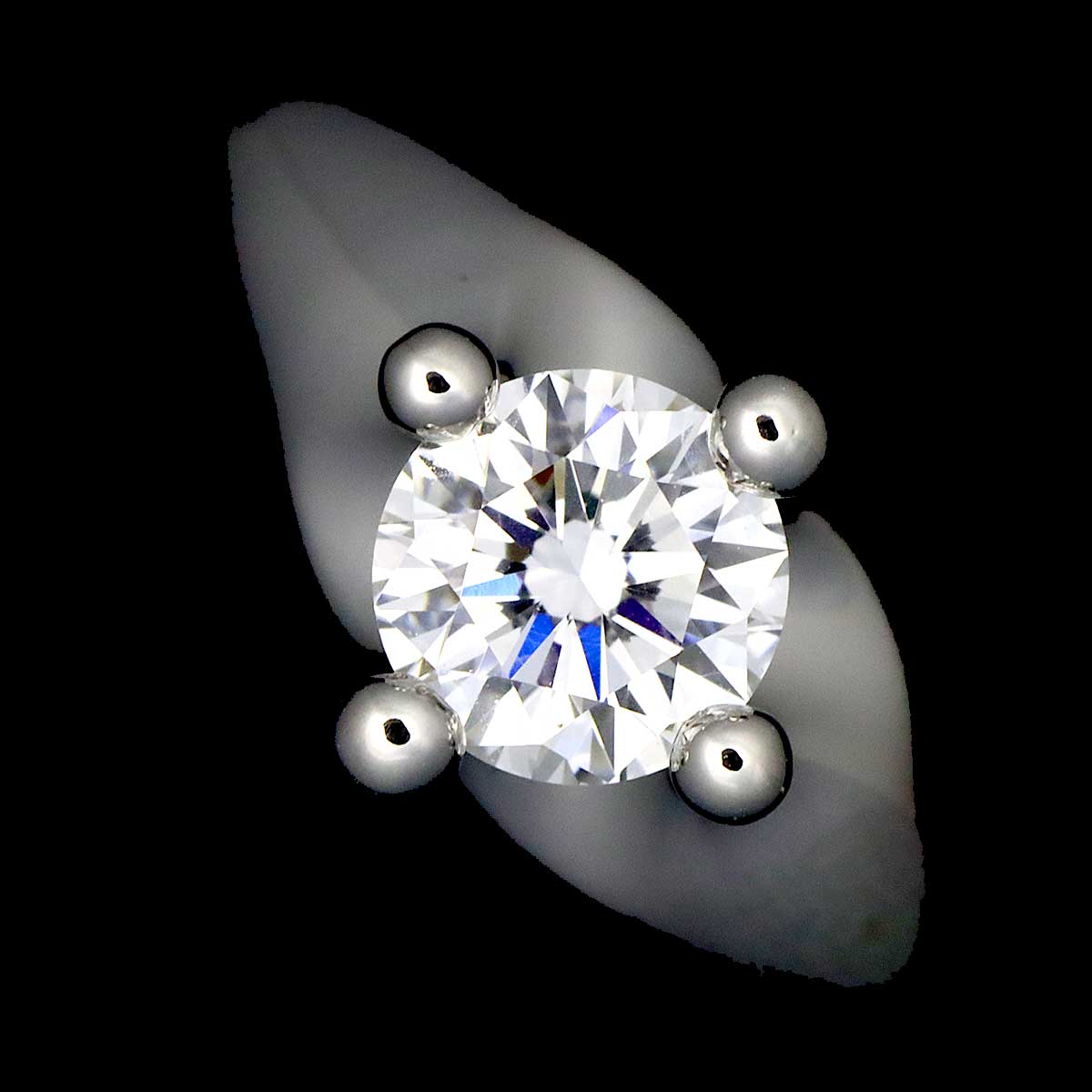 Corona Diamond 0.553ct F/VS1 Ring Platinum size4.75-5(US)
