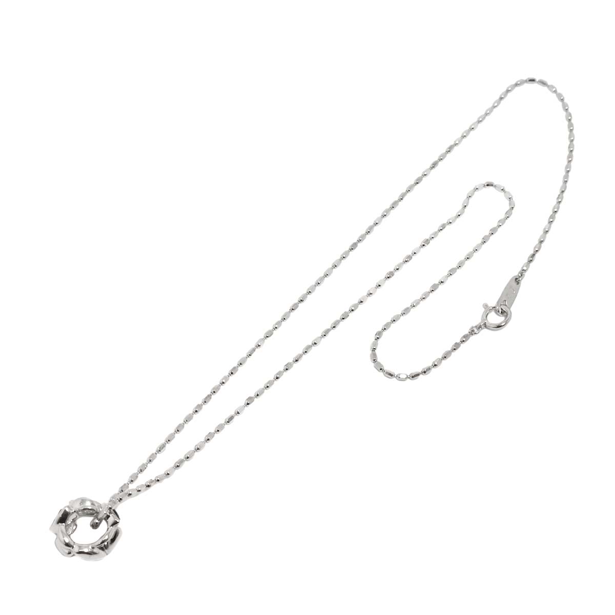 Iolite Necklace 18K White Gold 750