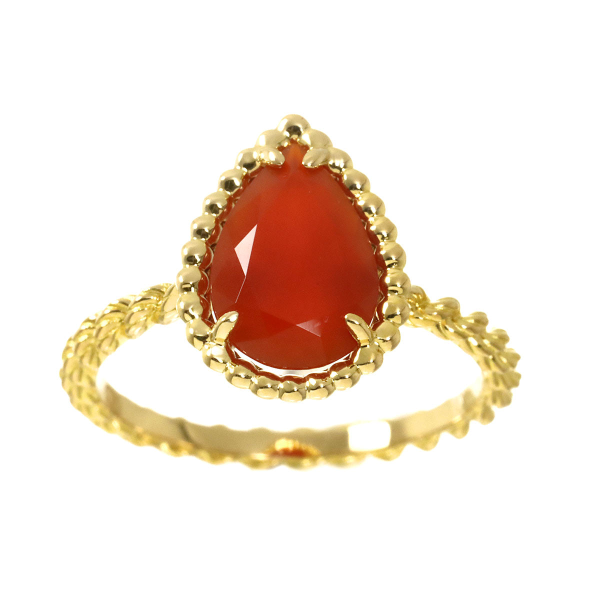 Serpent Boheme Carnelian SM Ring 18K YG 750 Size50 5.25(US)