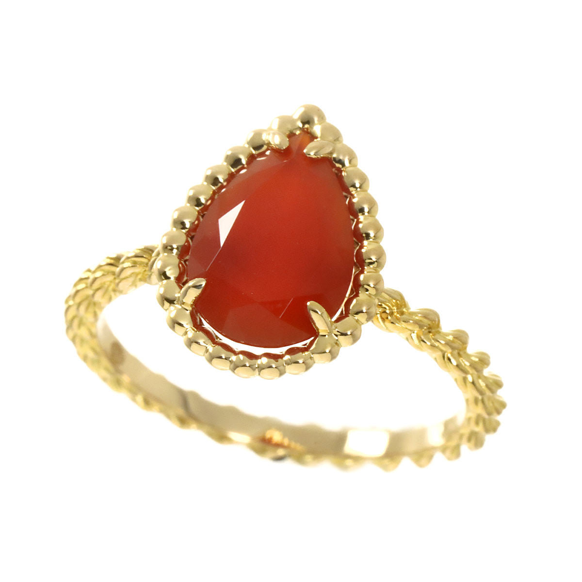 Serpent Boheme Carnelian SM Ring 18K YG 750 Size50 5.25(US)