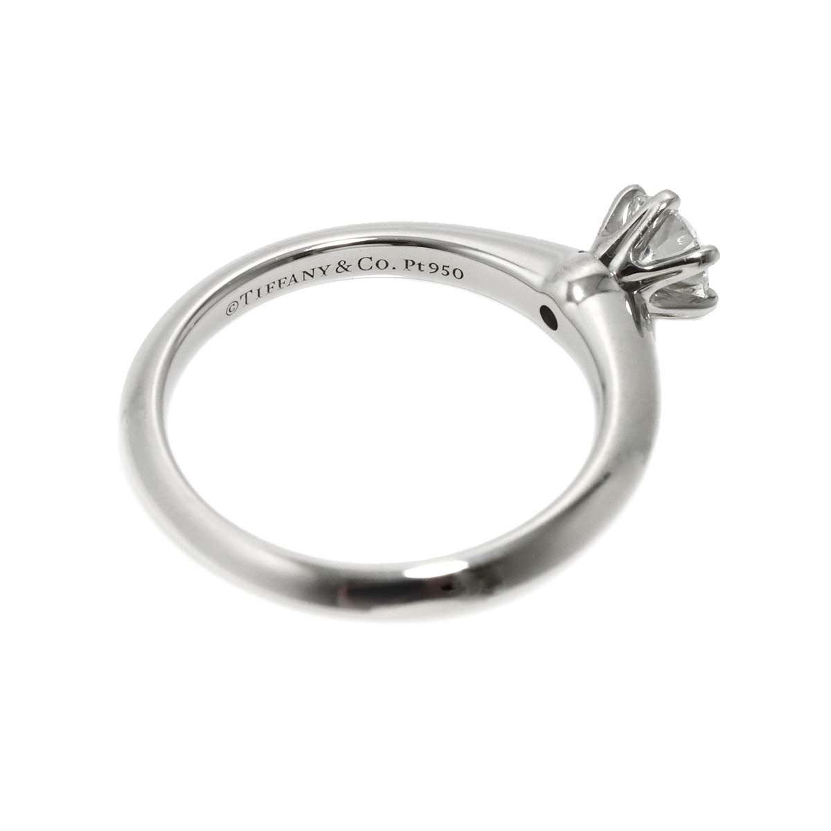 Diamond 0.31ct Ring Pt 4(US)