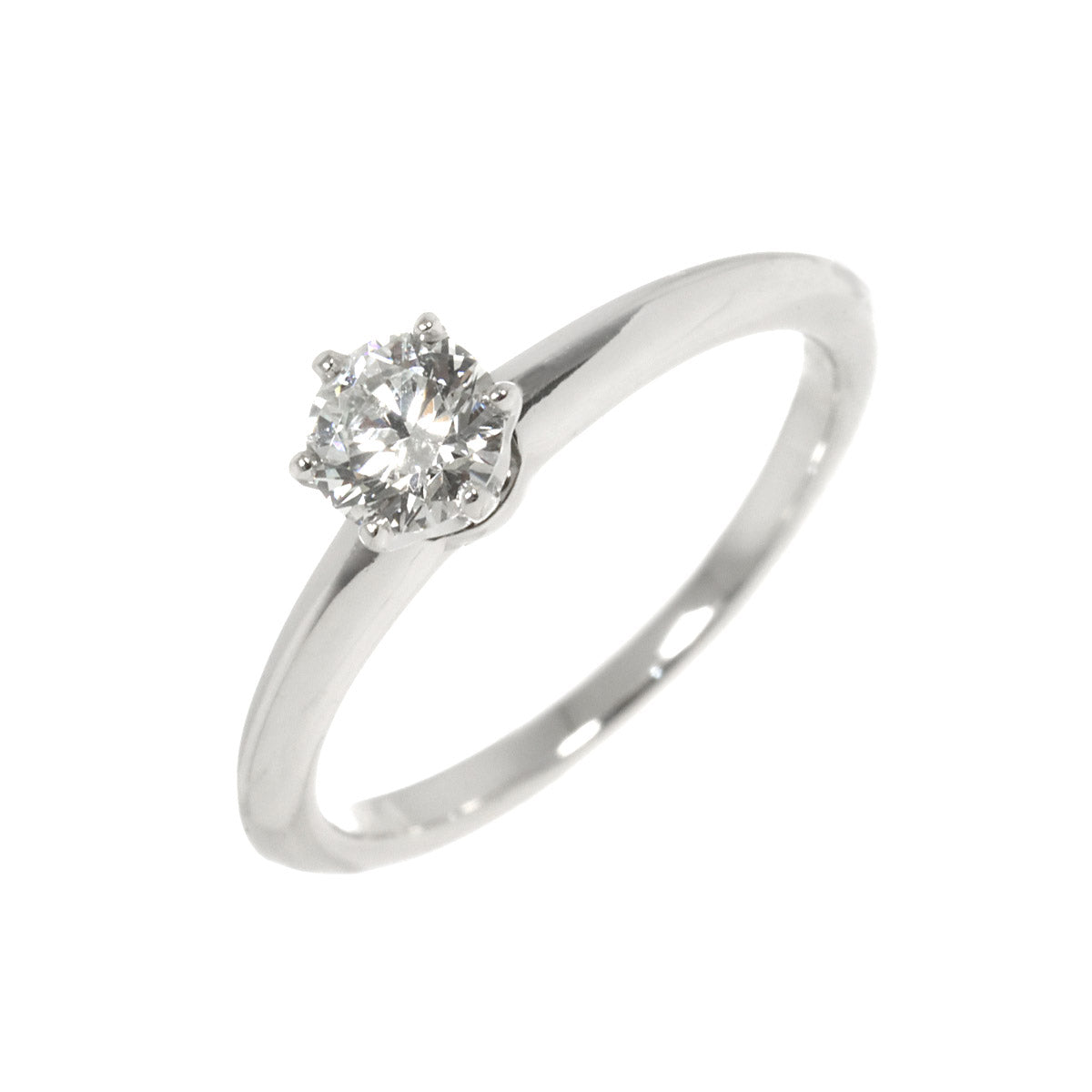 Diamond 0.43ct Ring Pt Platinum Size5.75-6(US)