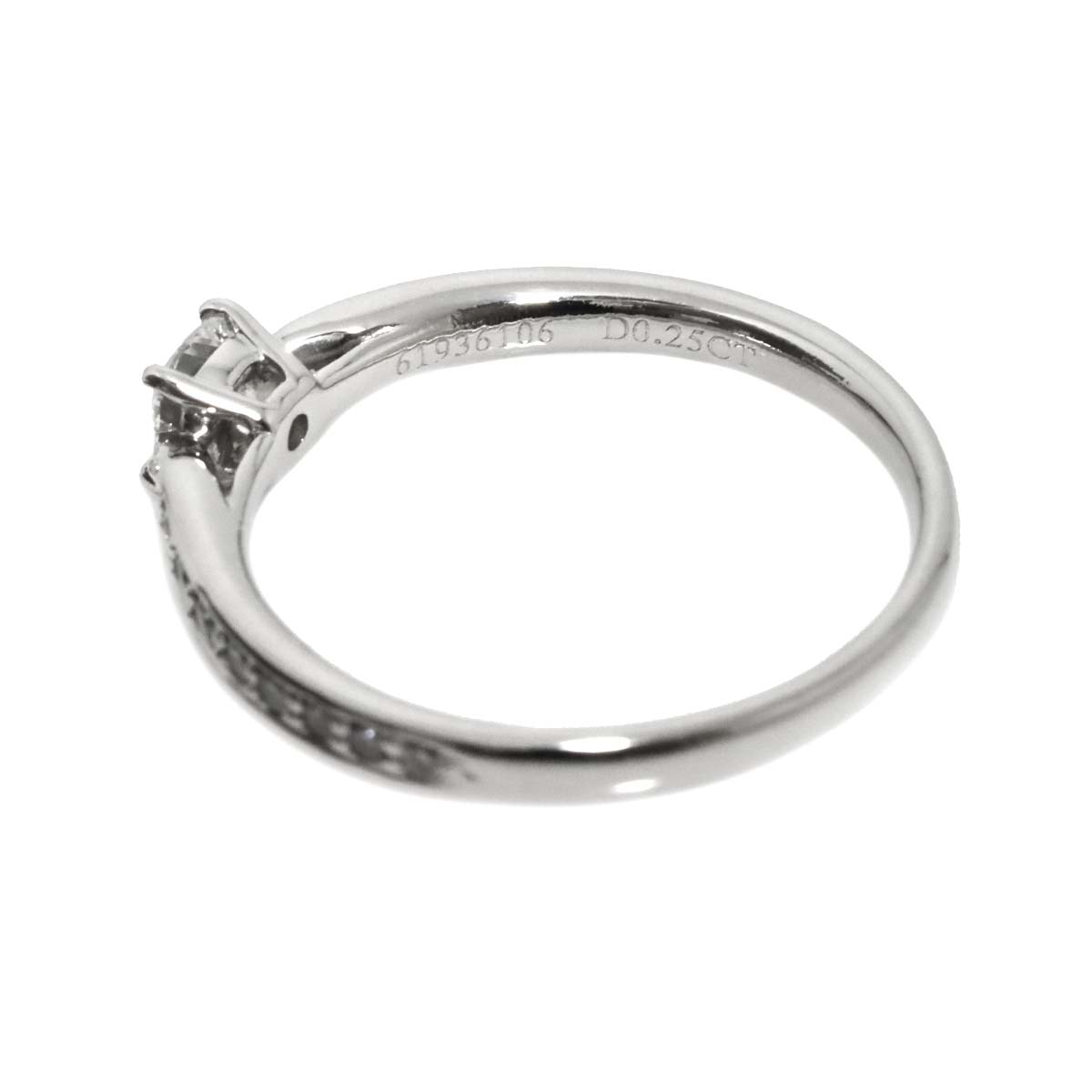 Harmony Diamond 0.25ct Ring Pt Size4.75-5(US)