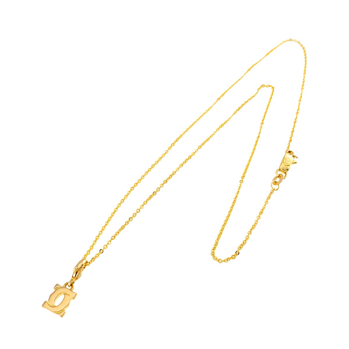 2C Charm Necklace 18K YG Yellow Gold 750