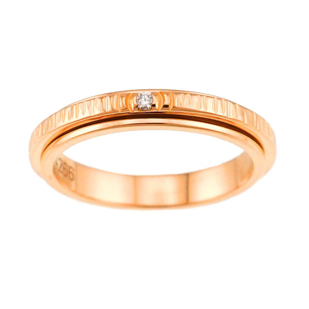 Possession Diamond Ring 18K Pink Gold 750 Size44 2.75-3(US)