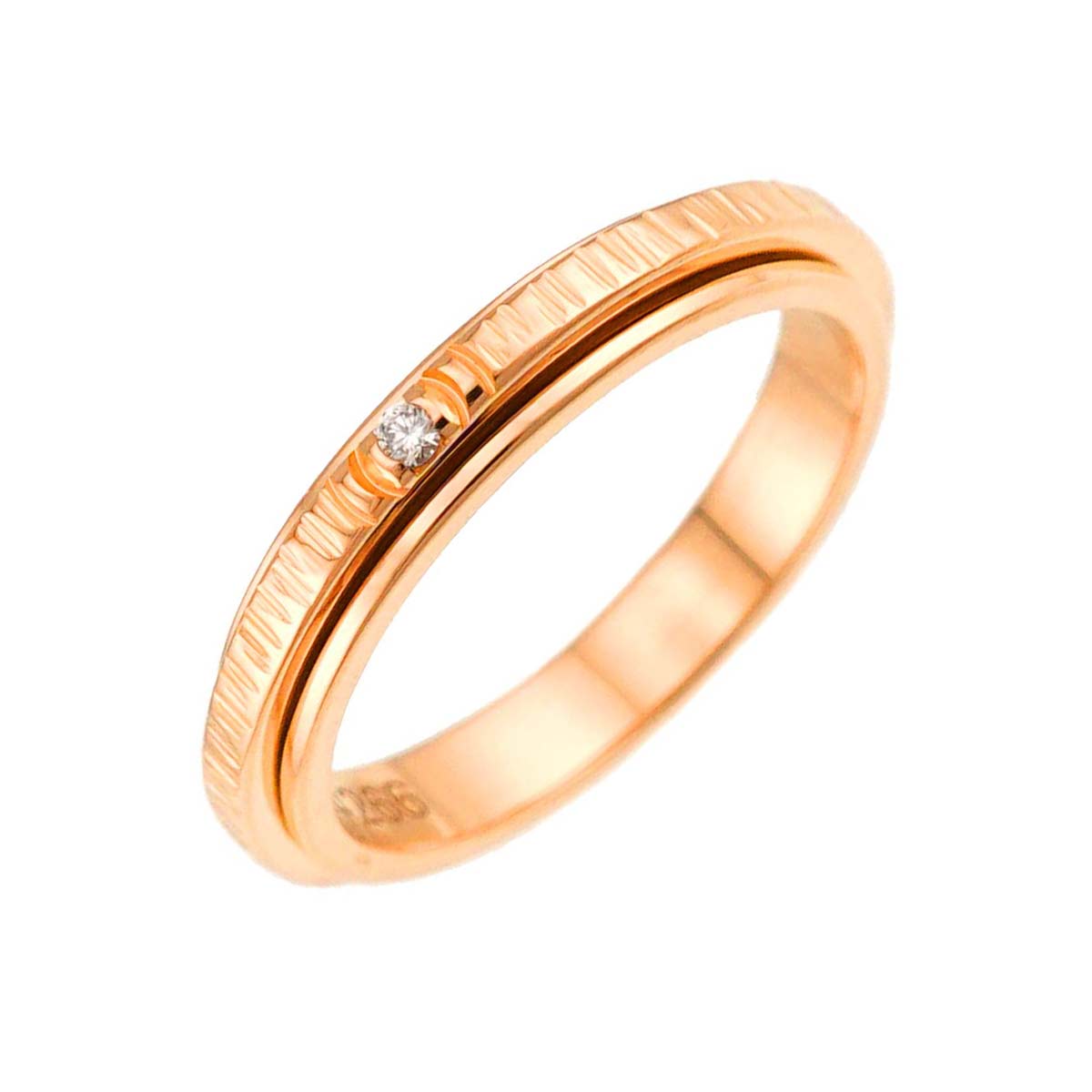Possession Diamond Ring 18K Pink Gold 750 Size44 2.75-3(US)