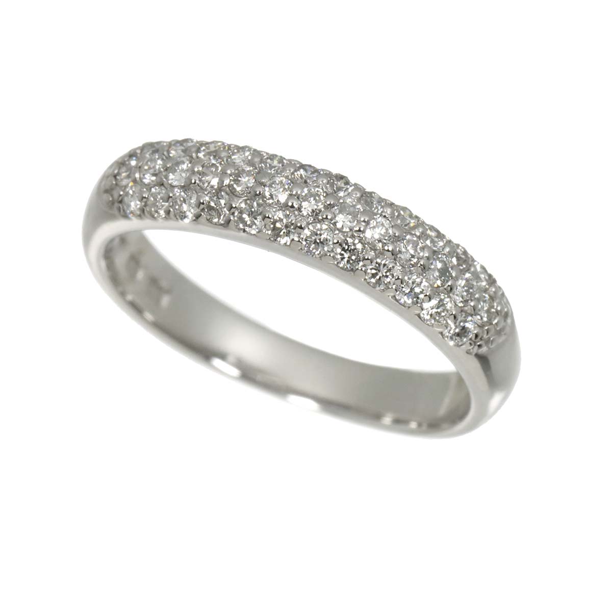 Diamond 0.40ct Ring 18K WG 750 Size5.25(US)