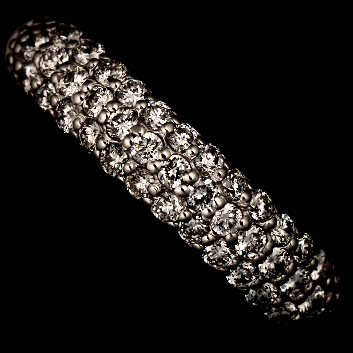 Diamond 0.40ct Ring 18K WG 750 Size5.25(US)