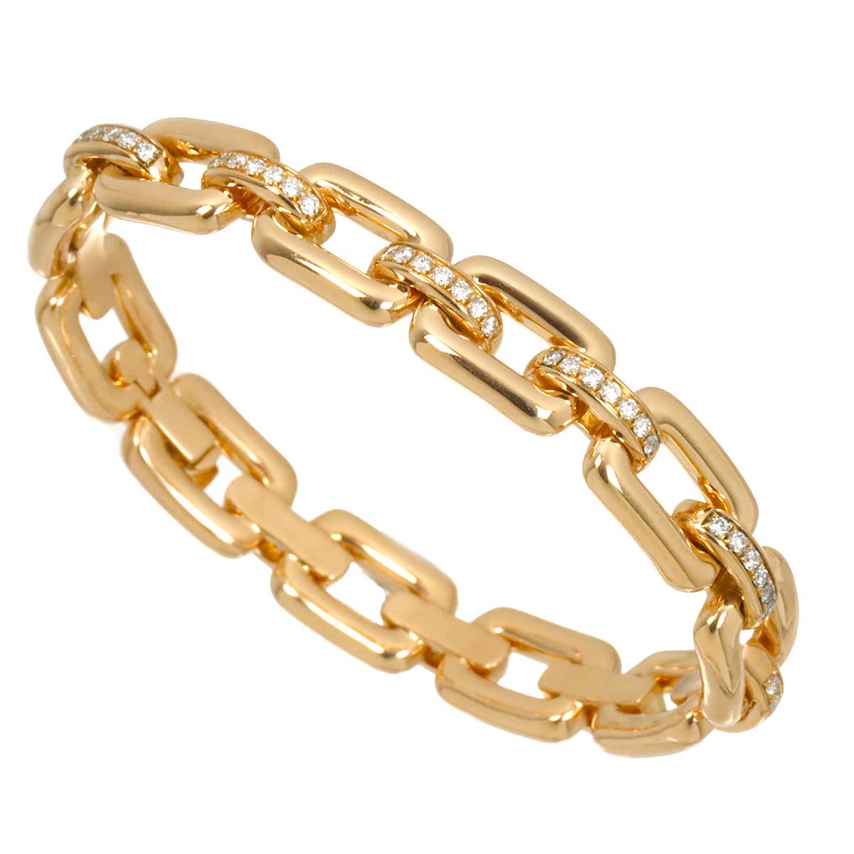 Diamond Bracelet 18K Pink Gold 750 sizeS