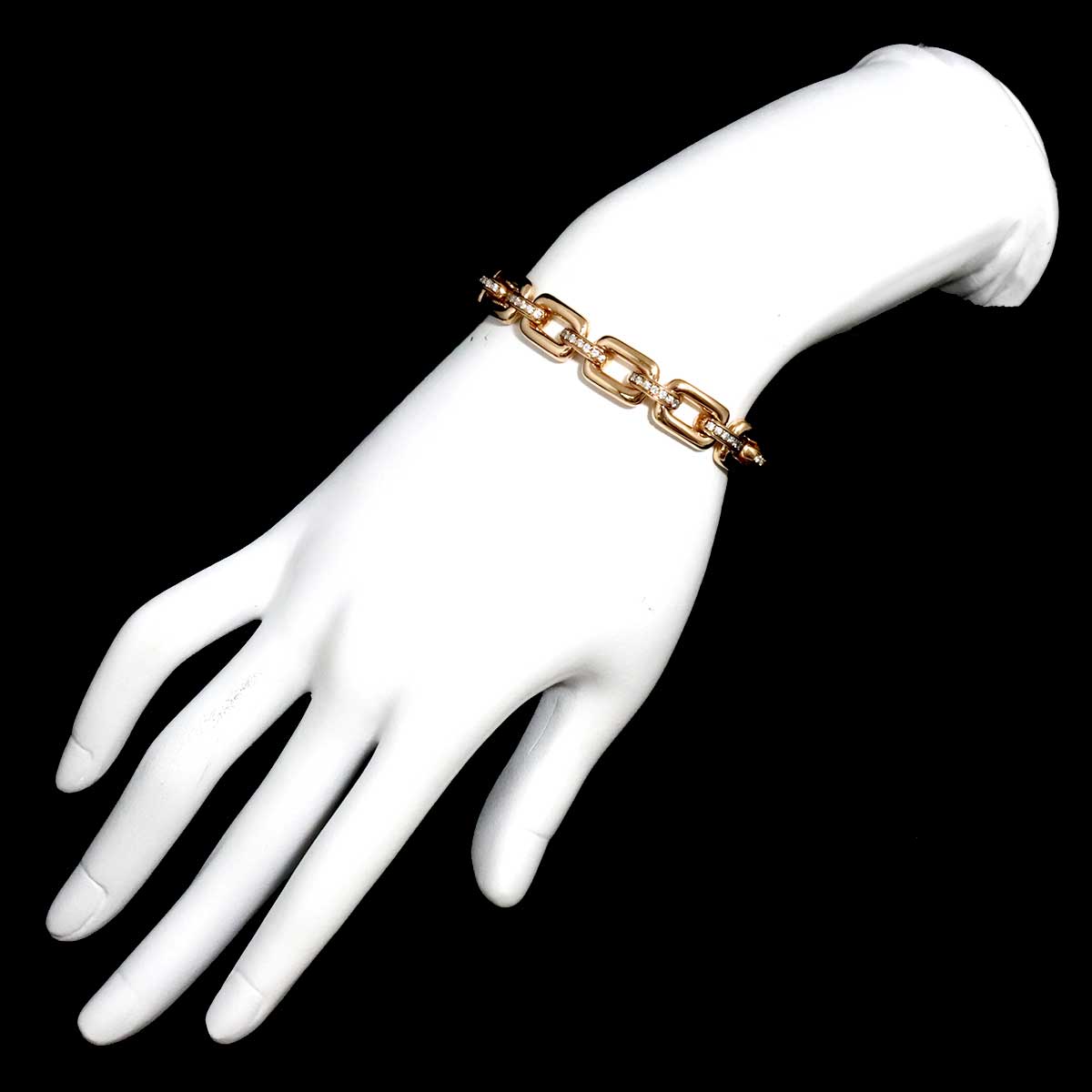 Diamond Bracelet 18K Pink Gold 750 sizeS