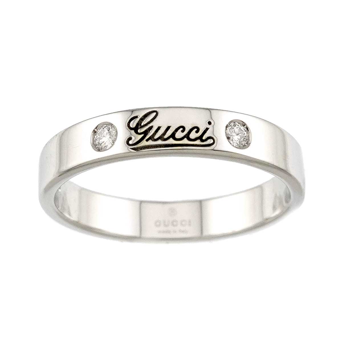 ICON Ring Diamond 18K WG White Gold 750 size20 8.75-9(US)