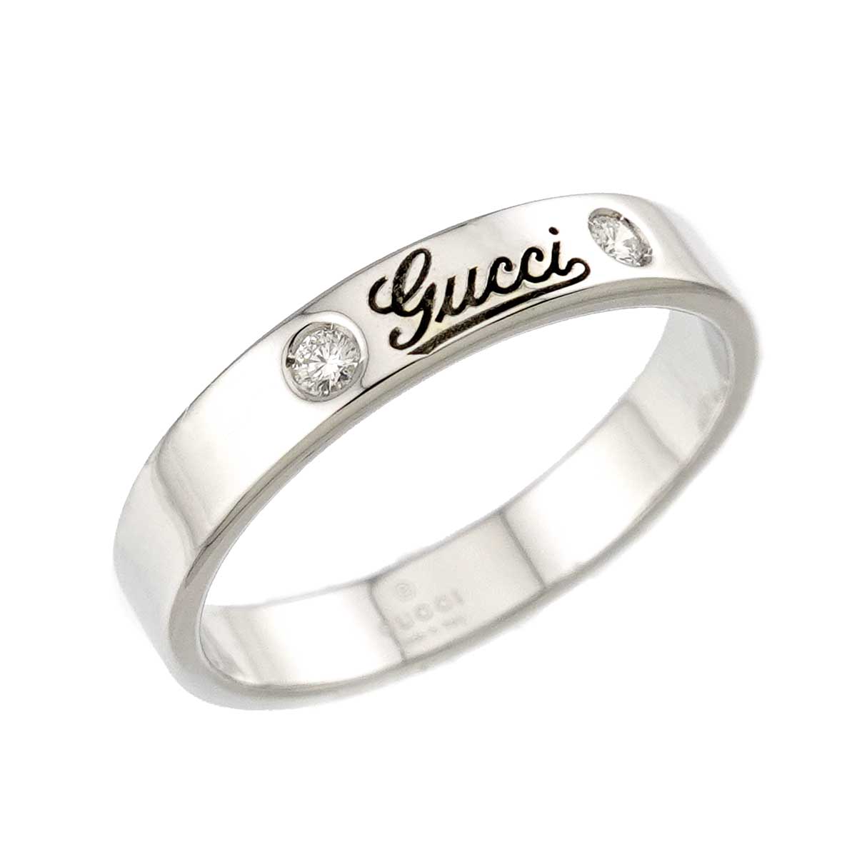 ICON Ring Diamond 18K WG White Gold 750 size20 8.75-9(US)