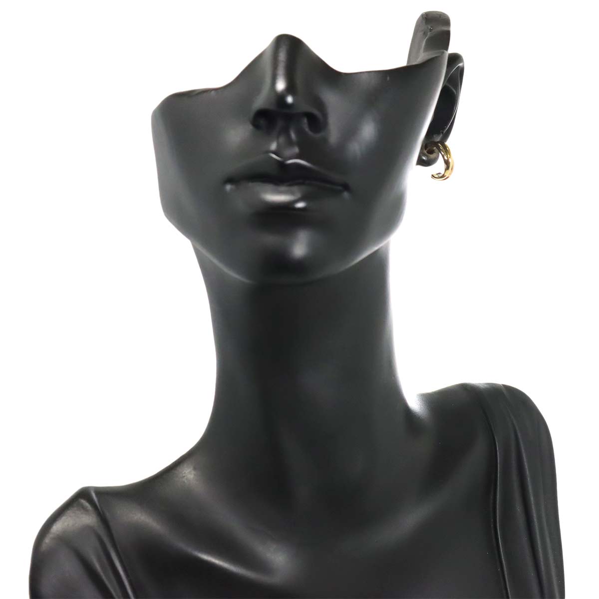 Trinity Earrings Pierced 18K YG WG PG 750