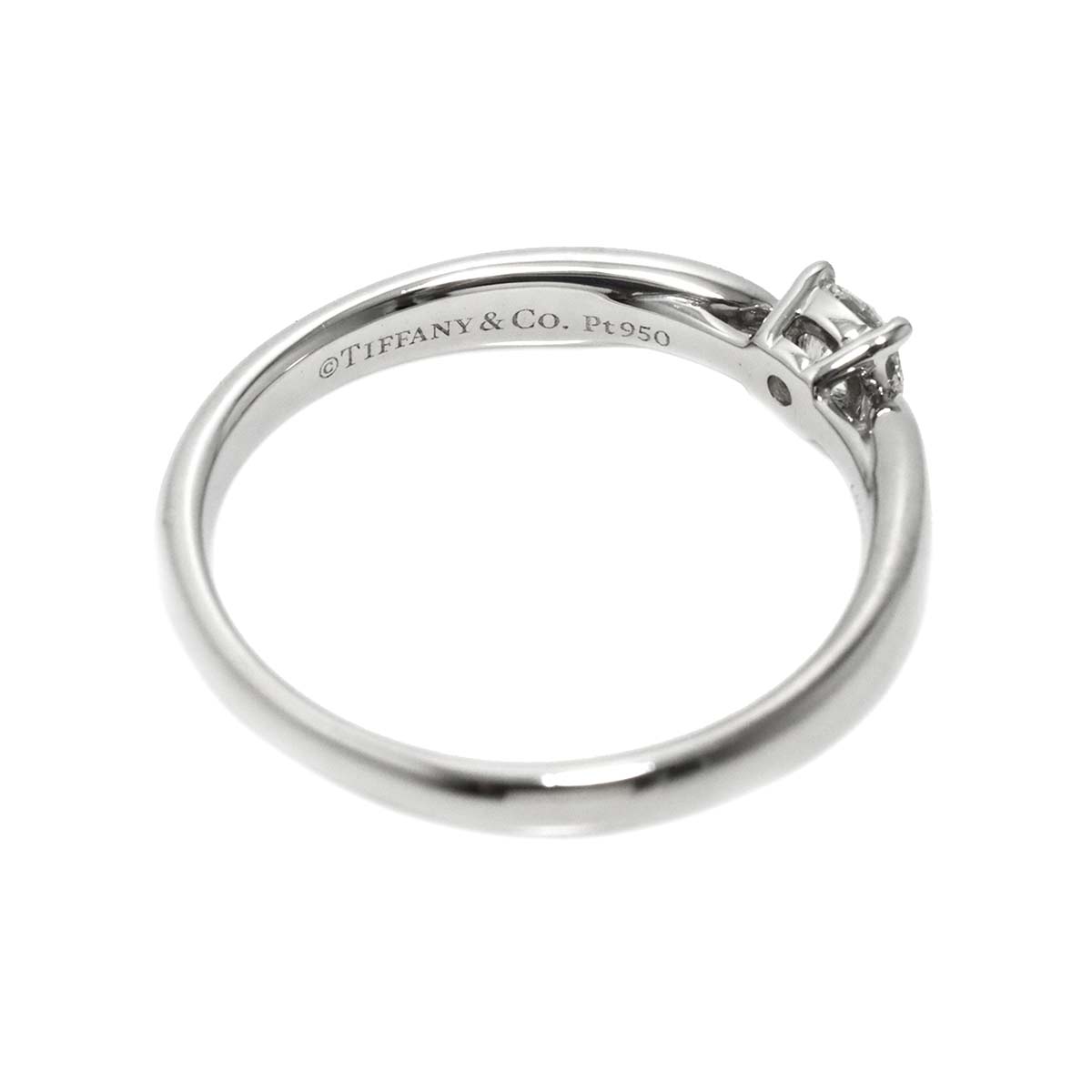 Harmony Ring Diamond 0.21ct Pt Platinum size5.75-6(US)