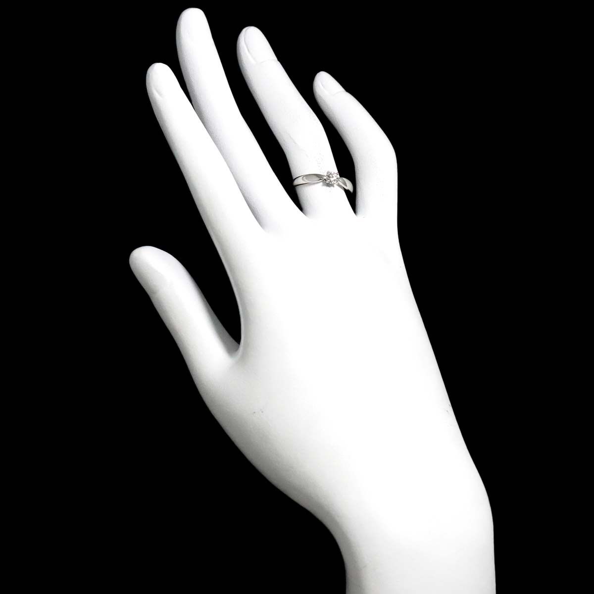 Harmony Ring Diamond 0.21ct Pt Platinum size5.75-6(US)