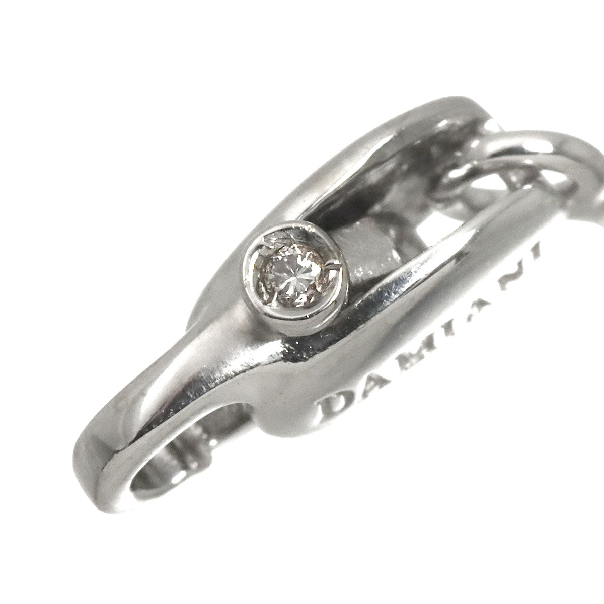 D-SIDE Onyx Diamond Necklace 18K White Gold 750